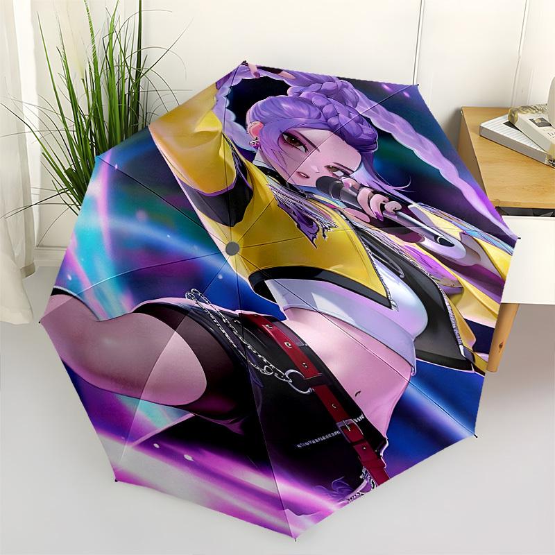K-POP Anime Girls Group Themed Automatic Opening and Closing Umbrella - 8 Ribs, Suitable for Leisure and Going Out, Outdoor Accessory, Gothi
K-POP Anime Girls Group Themed Automatic Opening and Closing Umbrella - 8 Ribs, Suitable for Leisure and Going Out, Outdoor Accessory, Gothi