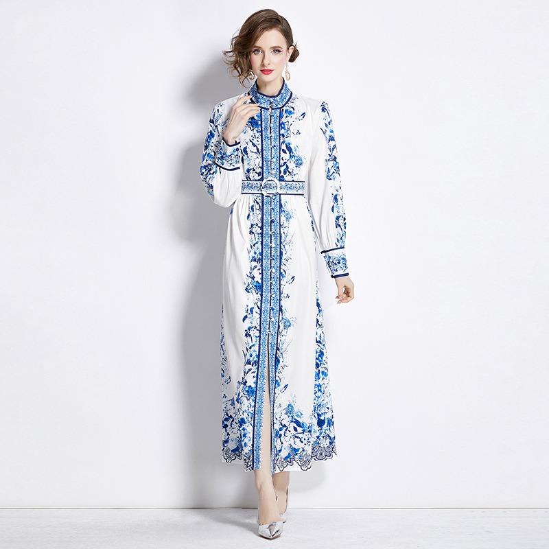 Весна Осень Женские Винтажные Платья с Цветочным Принтом с Подиума, Длинный Рукав, Однобортное, Длинное Макси, Вечернее Платье для Выпускного XXL синий
Весна Осень Женские Винтажные Платья с Цветочным Принтом с Подиума, Длинный Рукав, Однобортное, Длинное Макси, Вечернее Платье для Выпускного XXL синий