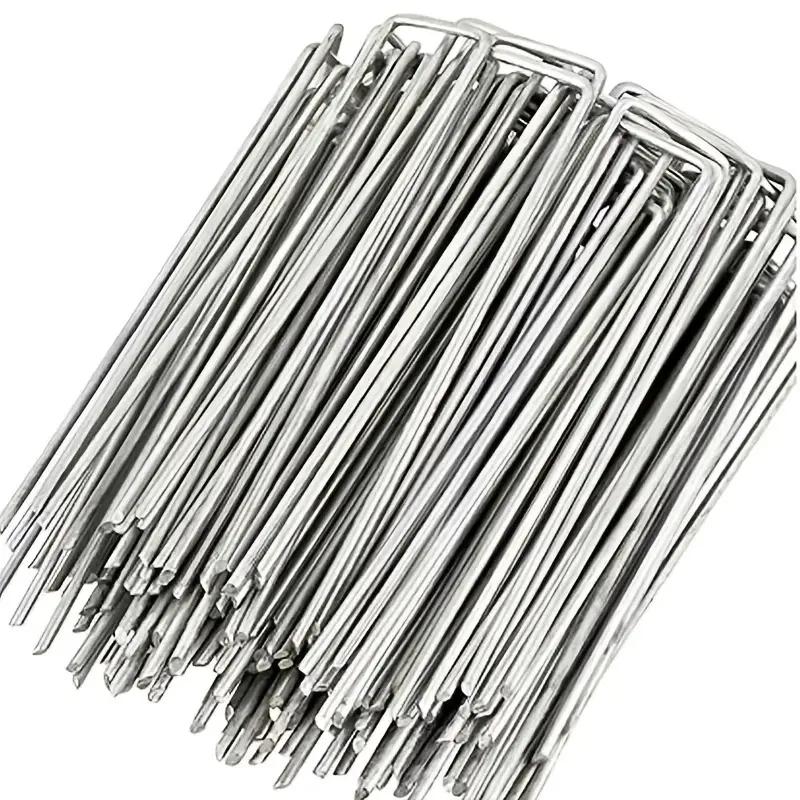 50-100pcs galvanized landscape staples, outdoor decorative stakes, anti weed barrier fabric anti rust staples, U-shaped tent 10X4CM&50pcs светло-серый
50-100pcs galvanized landscape staples, outdoor decorative stakes, anti weed barrier fabric anti rust staples, U-shaped tent 10X4CM&50pcs светло-серый