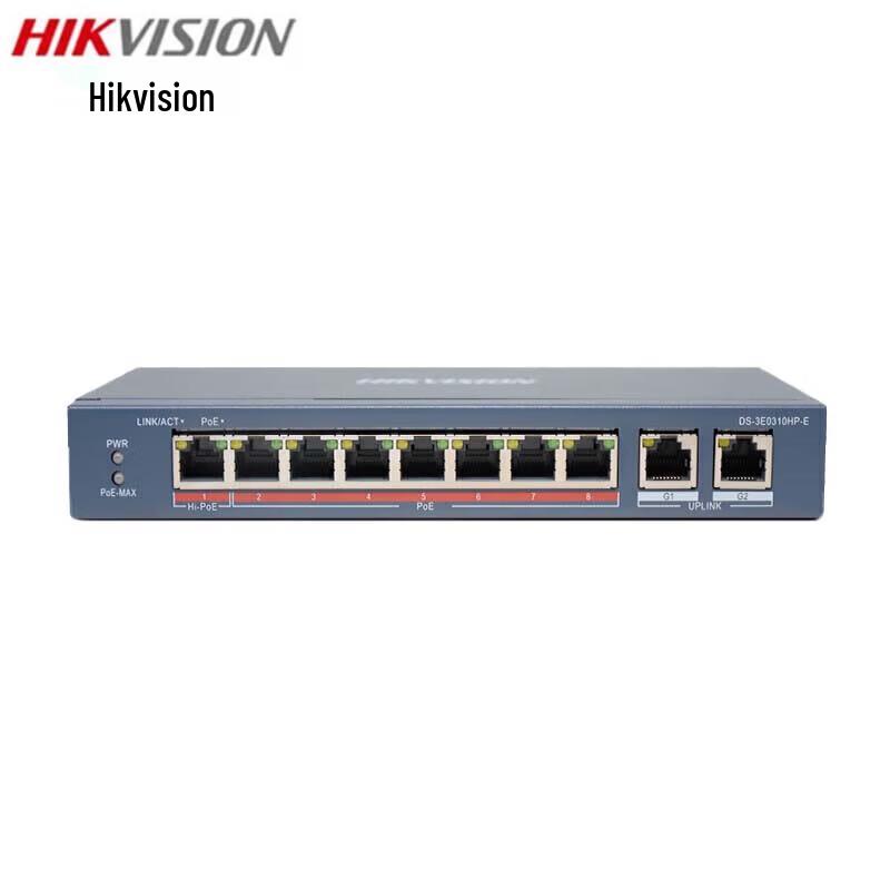 Hikvision 8+2 Port 100Mbps Hi-PoE Switch CN plug (adapter included)
Hikvision 8+2 Port 100Mbps Hi-PoE Switch CN plug (adapter included)