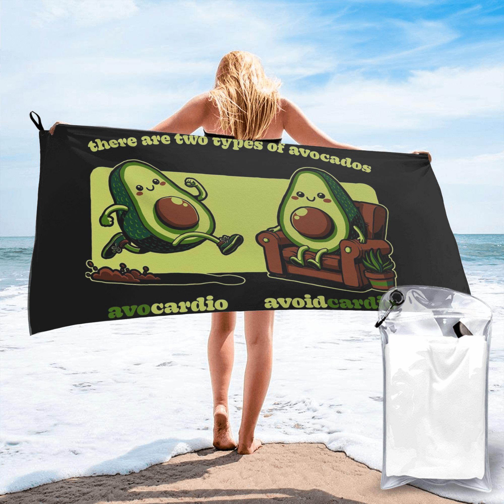 Avocardio Avocado Cardio Beach Towel Soft Microfiber Quick Dry Absorbent Quick Towels For Bath W30*H60(CM)
Avocardio Avocado Cardio Beach Towel Soft Microfiber Quick Dry Absorbent Quick Towels For Bath W30*H60(CM)
