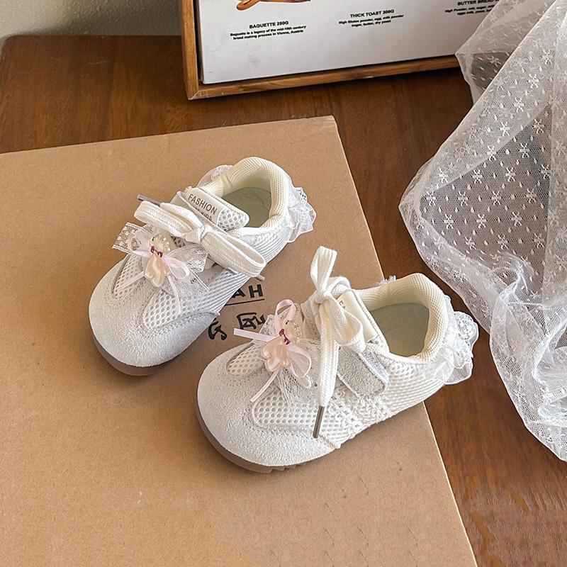 Kids Tennis Shoes Mesh Breathable Children Princess Shoes Soft Bottom New Girls Casual Shoes Sweet Lace Bows Non-slip 24
Kids Tennis Shoes Mesh Breathable Children Princess Shoes Soft Bottom New Girls Casual Shoes Sweet Lace Bows Non-slip 24