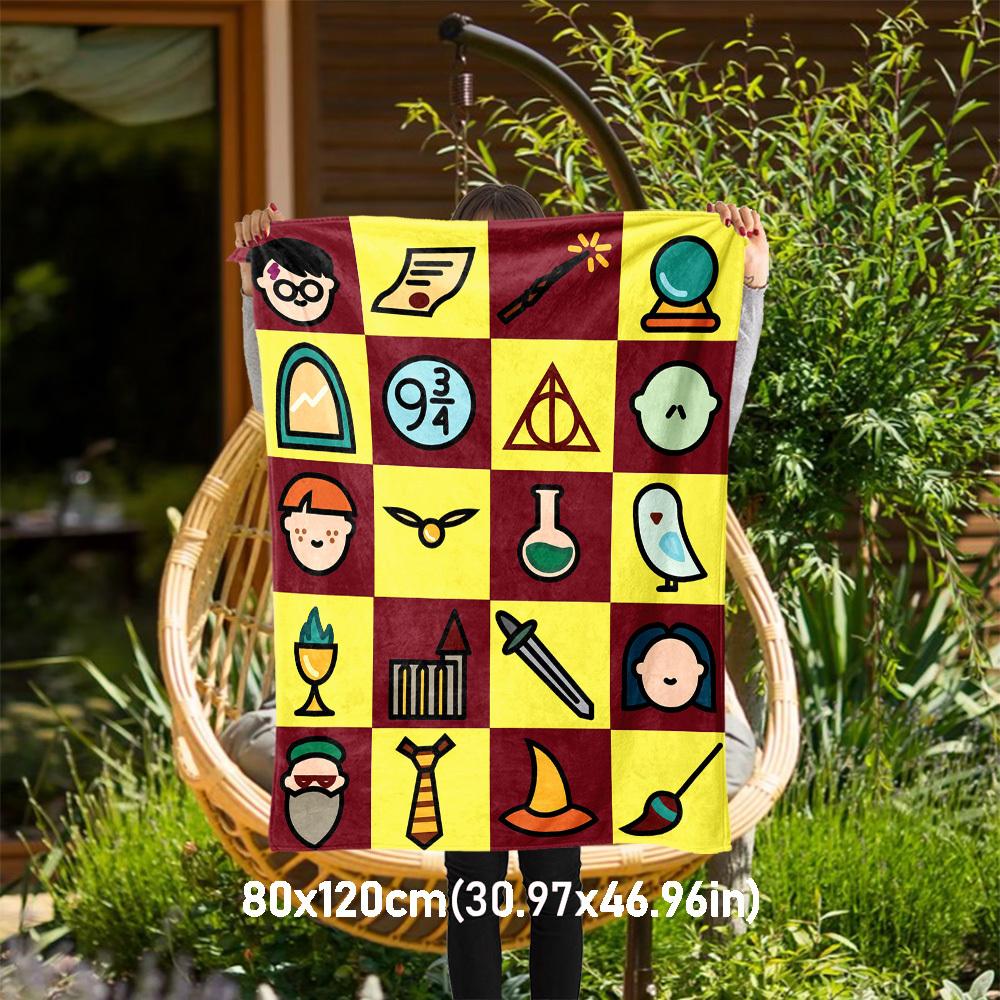 1pc Harry Potter,Hogwarts,Magic Outdoor Flannel Throw Blanket All Season Soft Warmth,Home Decor 1031004 80x120cm
1pc Harry Potter,Hogwarts,Magic Outdoor Flannel Throw Blanket All Season Soft Warmth,Home Decor 1031004 80x120cm
