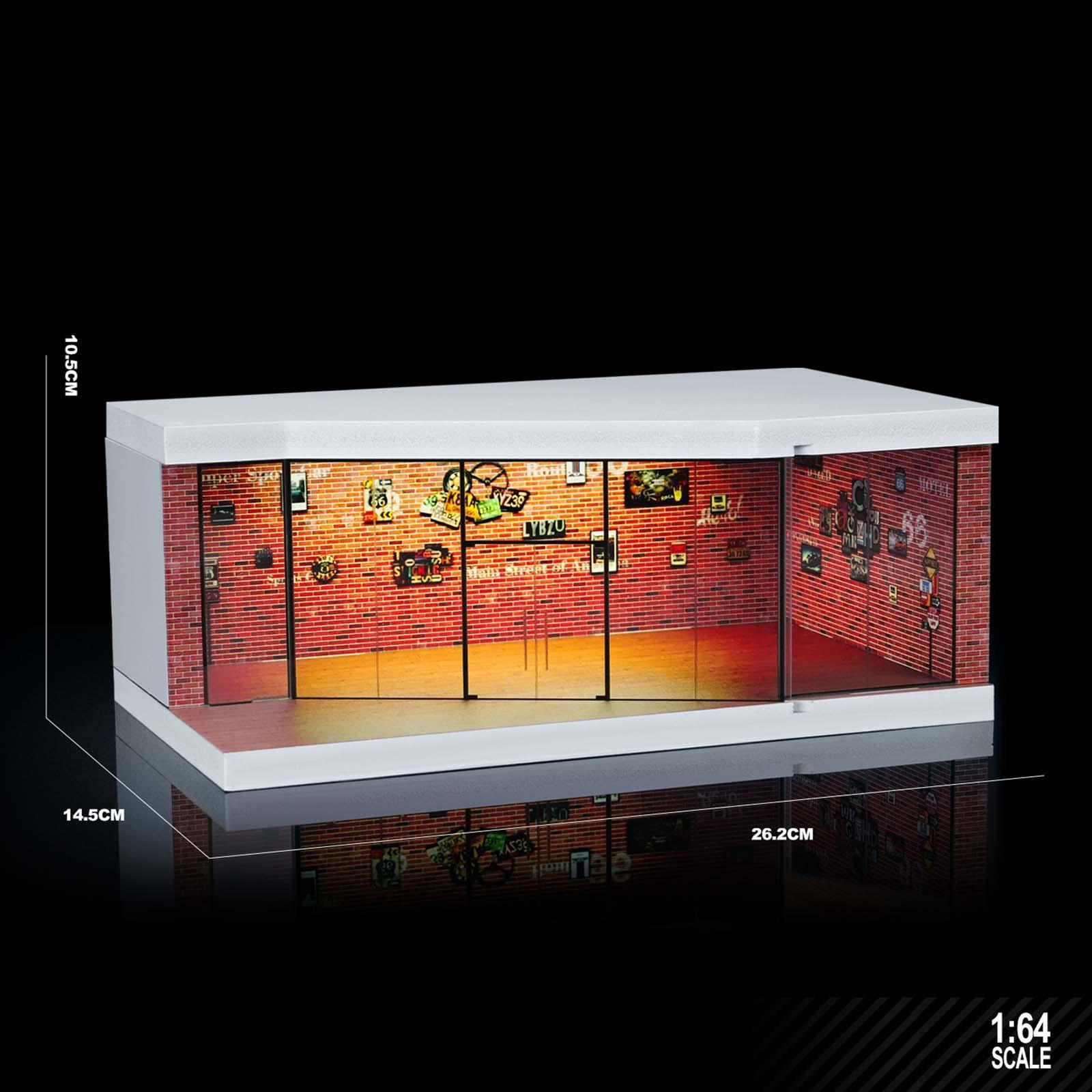 1:64 Витрина для гаража Выставочный зал Диорама С подсветкой Коллекционные литые модели автомобилей для red brick
1:64 Витрина для гаража Выставочный зал Диорама С подсветкой Коллекционные литые модели автомобилей для red brick