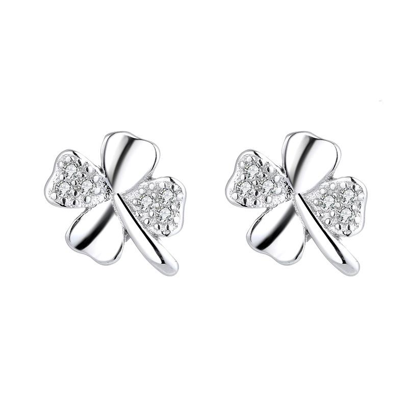 Серьги-гвоздики из стерлингового серебра S925 с четырьмя листочками клевера, корейские ювелирные изделия, милые модные простые ювелирные изделия 925
Серьги-гвоздики из стерлингового серебра S925 с четырьмя листочками клевера, корейские ювелирные изделия, милые модные простые ювелирные изделия 925