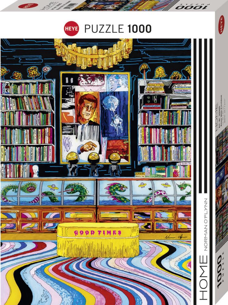 1000-piece HEYE PUZZLE Norman O Flynn: Room with the President, 50x70cm, 30005
1000-piece HEYE PUZZLE Norman O Flynn: Room with the President, 50x70cm, 30005