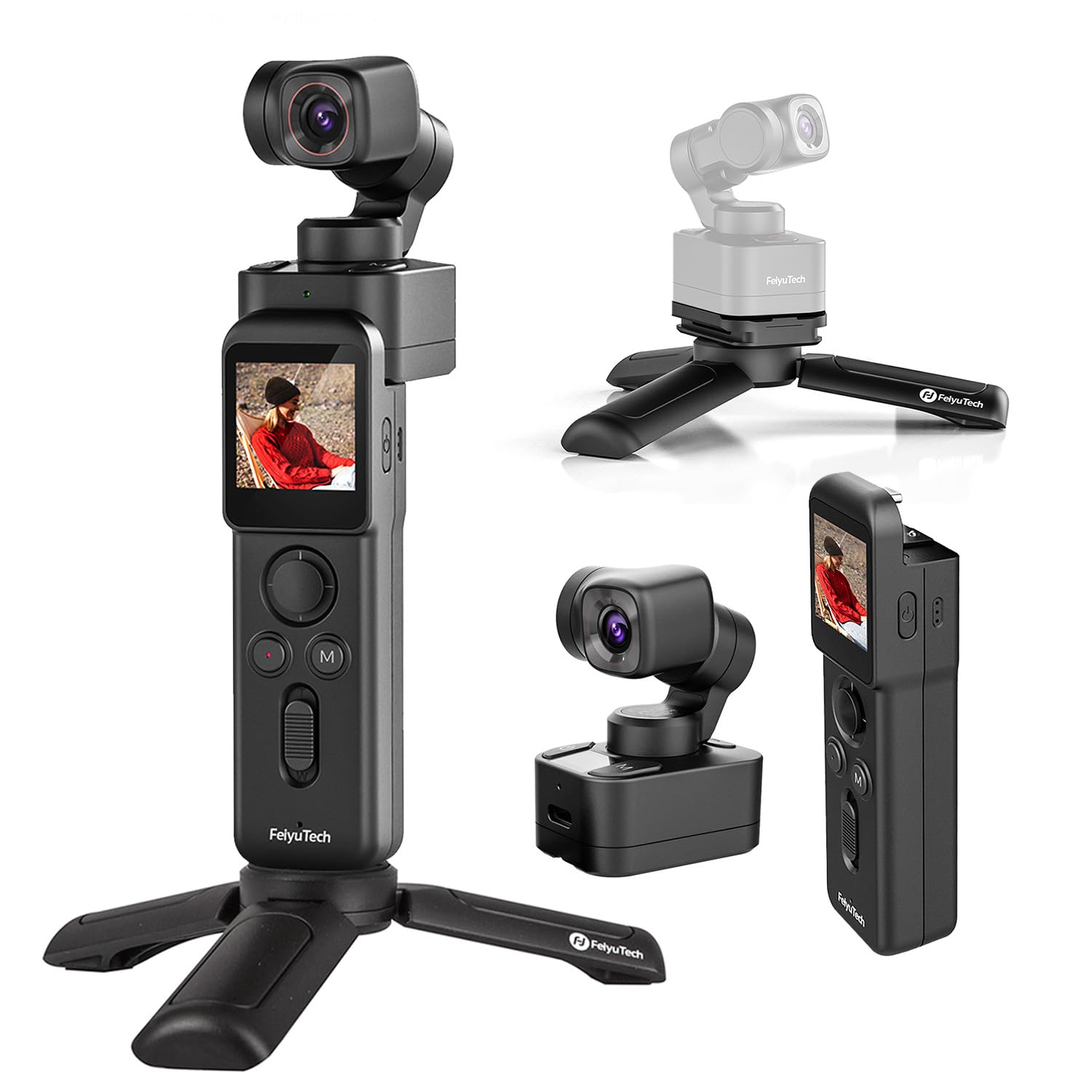 FeiyuTech Pocket 3 Standard Set Completely Separate Gimbal Camera Action Camera Wearable Camera 60fps 12 Megapixels Ultra Wide Angle Lens 4x Zoom
FeiyuTech Pocket 3 Standard Set Completely Separate Gimbal Camera Action Camera Wearable Camera 60fps 12 Megapixels Ultra Wide Angle Lens 4x Zoom