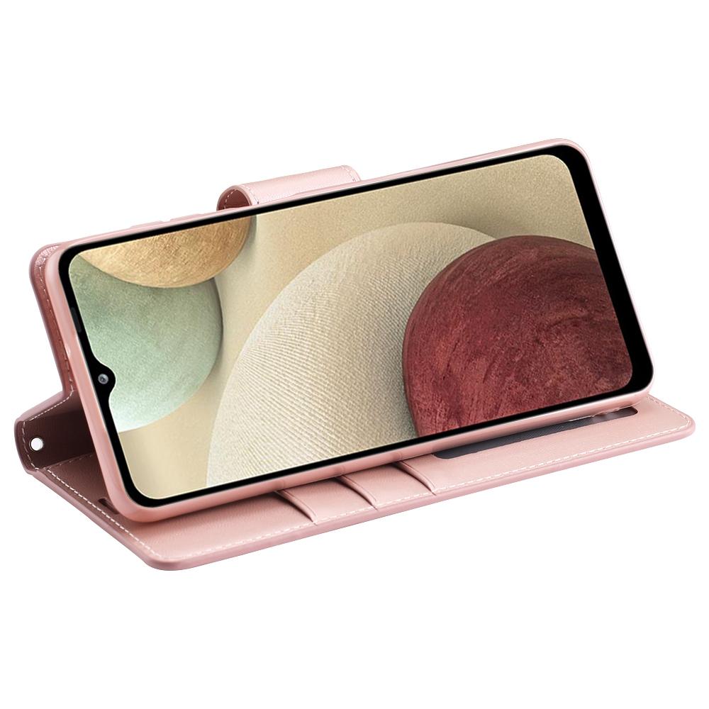 HANMAN Mill Series for Samsung Galaxy A12 PU Leather Wallet Flip Cover Magnetic Closure Stand Folio Phone Case Rose Gold
HANMAN Mill Series for Samsung Galaxy A12 PU Leather Wallet Flip Cover Magnetic Closure Stand Folio Phone Case Rose Gold