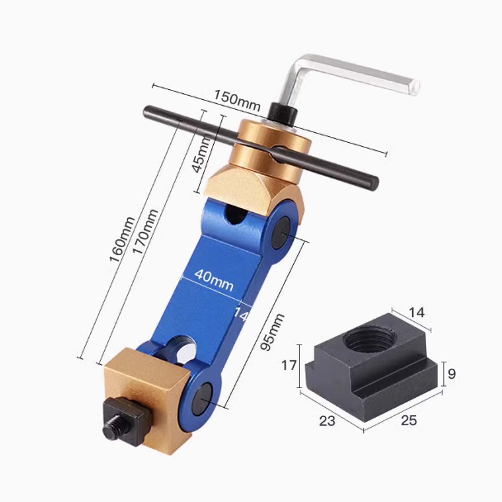 CNC Milling Machine Heavy-Duty Workpiece Locator, CNC Machining Center Universal Multifunctional Fast Positioning Fixture
CNC Milling Machine Heavy-Duty Workpiece Locator, CNC Machining Center Universal Multifunctional Fast Positioning Fixture