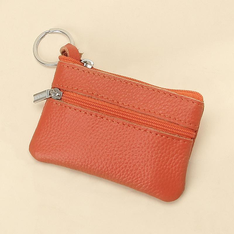 Ультратонкий женский кошелек для монет из коровьей кожи высшего качества - Натуральная кожа, Однотонный, Мини на молнии
Ультратонкий женский кошелек для монет из коровьей кожи высшего качества - Натуральная кожа, Однотонный, Мини на молнии