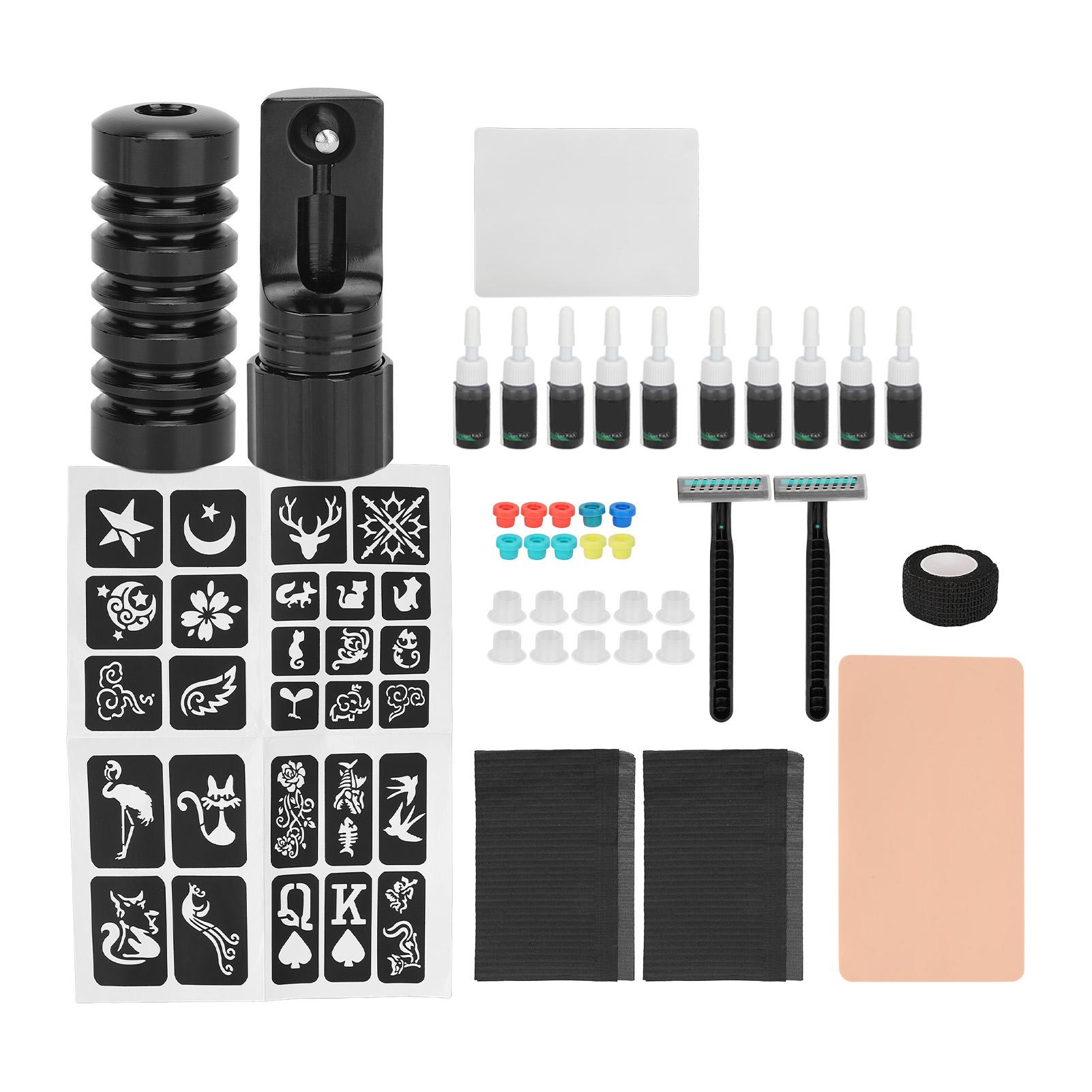 Tattoo Practice Tool Set Manual Professional Complete Skill Training 1.8oz Liquid Tattoo Tool Kit for Beginners
Tattoo Practice Tool Set Manual Professional Complete Skill Training 1.8oz Liquid Tattoo Tool Kit for Beginners