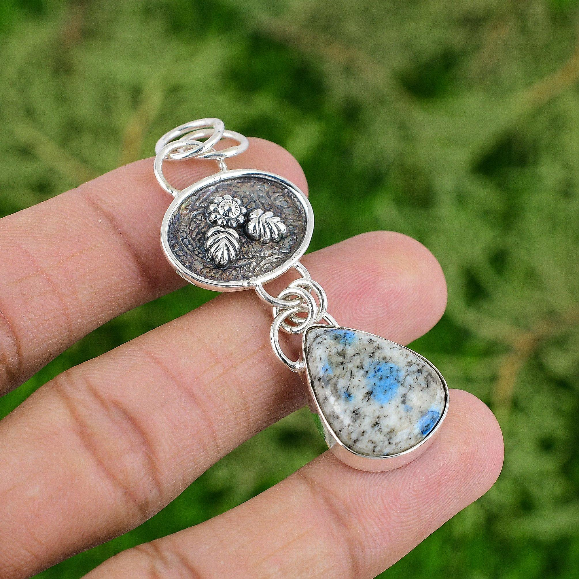 Thanks Giving Day Sale K2 Jasper Gemstone Pendant Jewelry 925 Sterling Silver
Thanks Giving Day Sale K2 Jasper Gemstone Pendant Jewelry 925 Sterling Silver