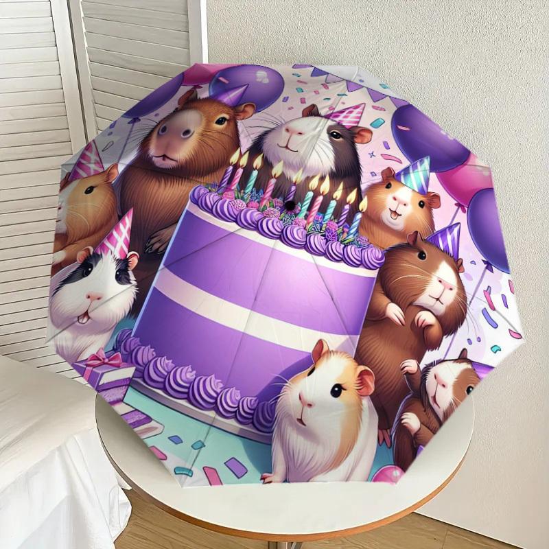 1pc Guinea Pig Birthday Party Umbrella with Plastic Handle,Suitable for All Seasons Home Travel Outdoor UmbrellaDD172
1pc Guinea Pig Birthday Party Umbrella with Plastic Handle,Suitable for All Seasons Home Travel Outdoor UmbrellaDD172