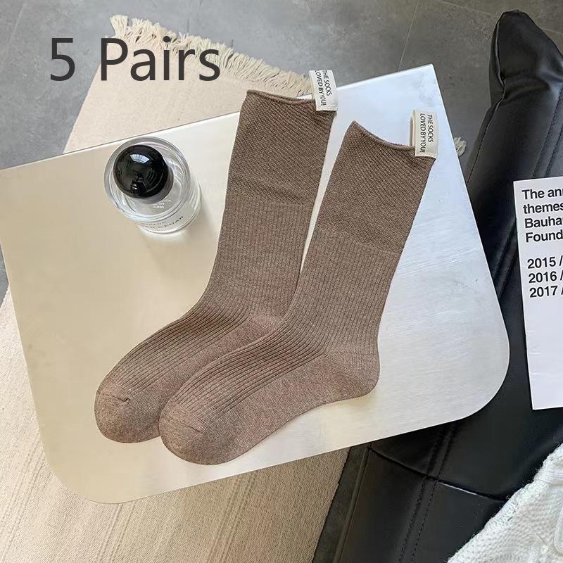 5 пар женских хлопковых носков с логотипом Love Cloth 5 Pairs кофейный
5 пар женских хлопковых носков с логотипом Love Cloth 5 Pairs кофейный