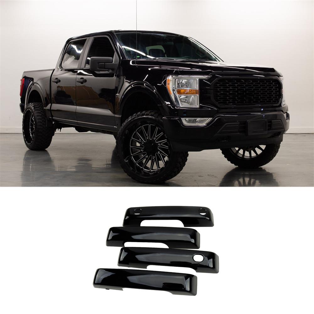 Piano black exterior trim accessories, decorative door handle trim for ford F1502021-2022
Piano black exterior trim accessories, decorative door handle trim for ford F1502021-2022