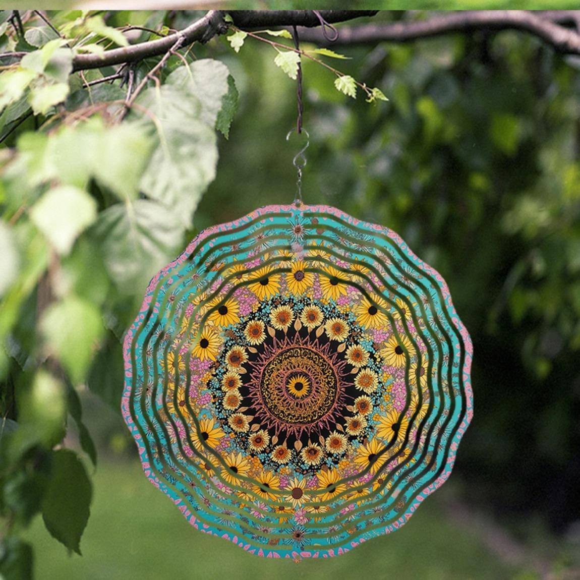 10 Inch Sunflower Wind Spinner Outdoor Decor 360 Rotating Metal Garden Art for Lawn Patio Yard All Season Hanging Ornament Gift 01A
10 Inch Sunflower Wind Spinner Outdoor Decor 360 Rotating Metal Garden Art for Lawn Patio Yard All Season Hanging Ornament Gift 01A