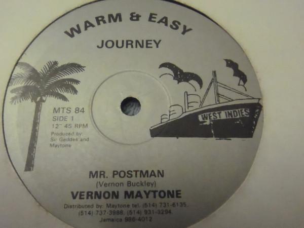 12inch Record VERNON MAYTONE Mr. Postman MTS84 Warm Easy Jou Jamaica Reggae Ska Dub Used
12inch Record VERNON MAYTONE Mr. Postman MTS84 Warm Easy Jou Jamaica Reggae Ska Dub Used