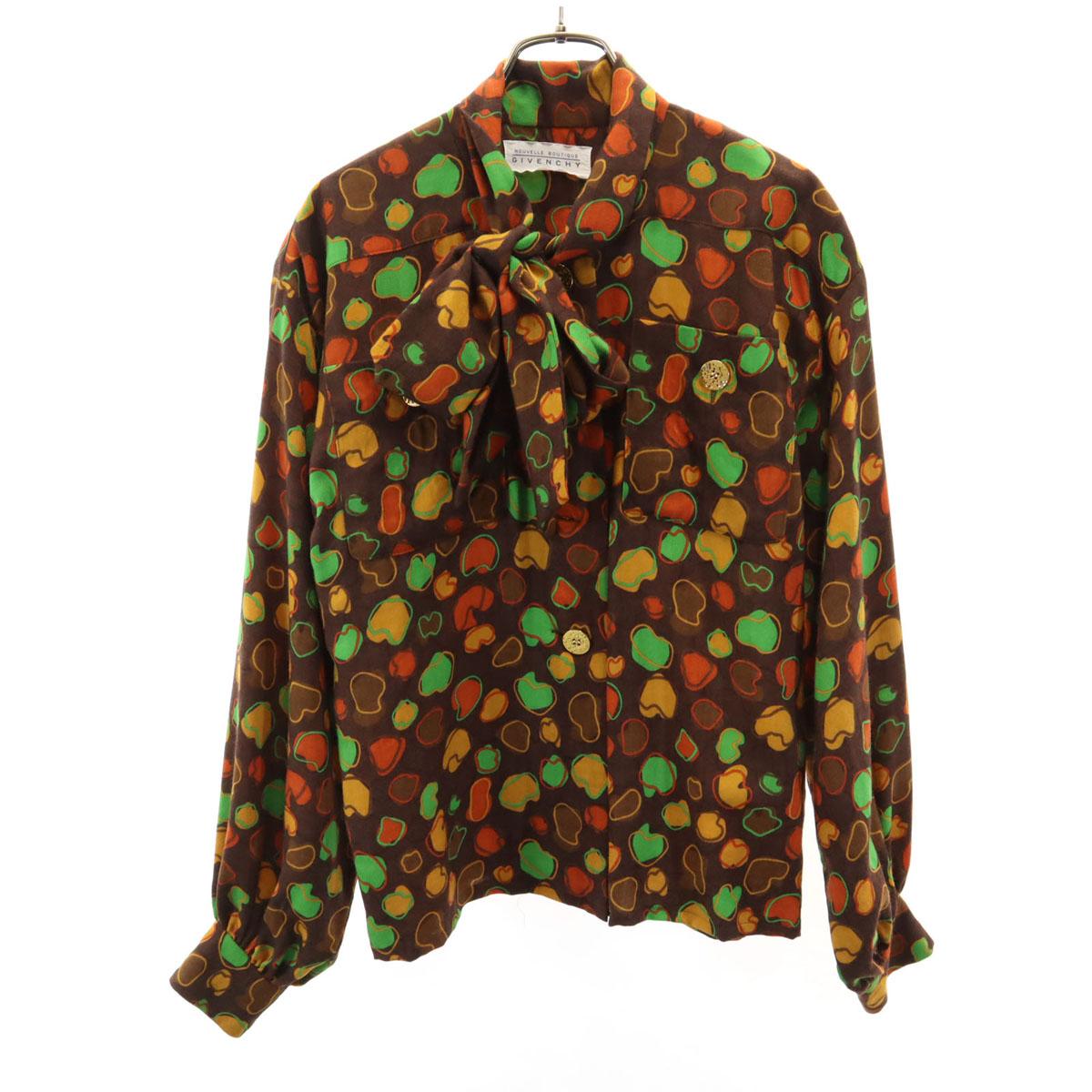 GIVENCHY 90s Silk Blend Old Long sleeve shirt 10 Brown Women Used
GIVENCHY 90s Silk Blend Old Long sleeve shirt 10 Brown Women Used