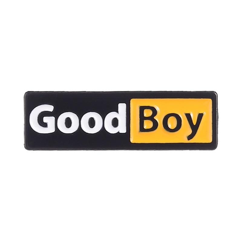 Good Girl Good Boy Enamel Pins Funny Quotes Alloy Brooch Lapel Backpack Badge Fashion Jewelry Accessories Gift for Friends
Good Girl Good Boy Enamel Pins Funny Quotes Alloy Brooch Lapel Backpack Badge Fashion Jewelry Accessories Gift for Friends