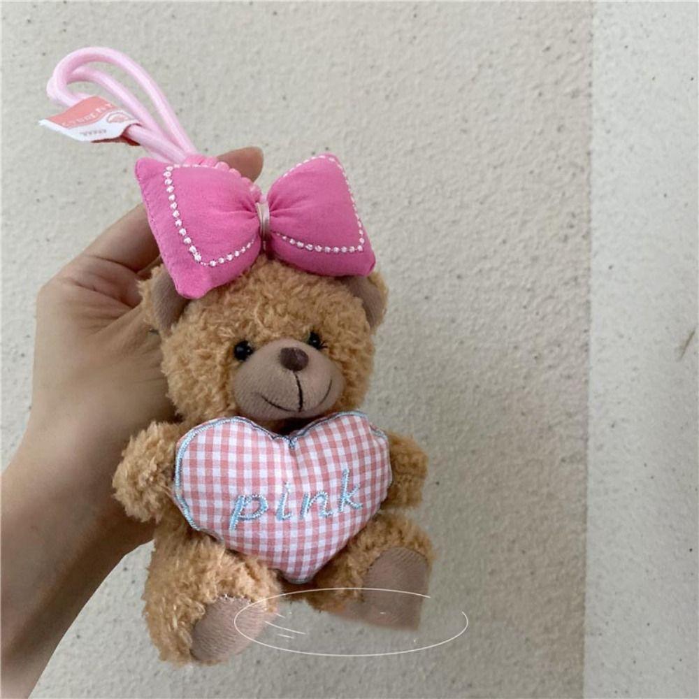 Pearl Necklace Bear Doll Bag Pendant Stuffed Toy Kawaii Hanging Ornaments Creative Bag Charm Gift khaki-style2
Pearl Necklace Bear Doll Bag Pendant Stuffed Toy Kawaii Hanging Ornaments Creative Bag Charm Gift khaki-style2