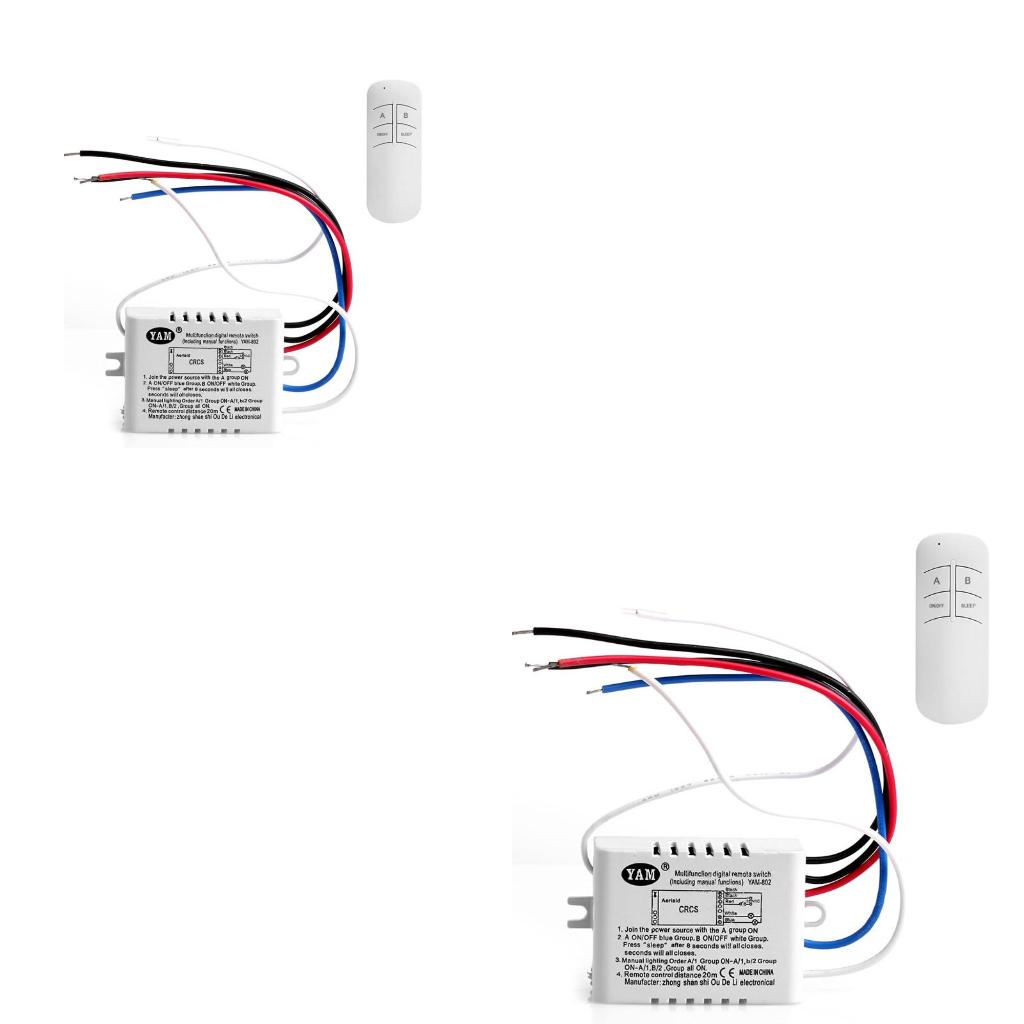 2 Channel Wireless Light Switch and Receiver Remote Control Lighting Fixture China Mainland
2 Channel Wireless Light Switch and Receiver Remote Control Lighting Fixture China Mainland