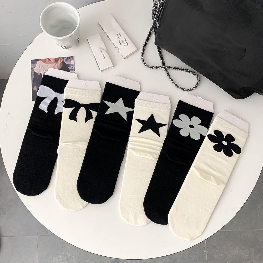 Носки с бантом и цветком, хлопковые носки Ins Style, милые носки Balletcore Bow Socks Club black-star
Носки с бантом и цветком, хлопковые носки Ins Style, милые носки Balletcore Bow Socks Club black-star
