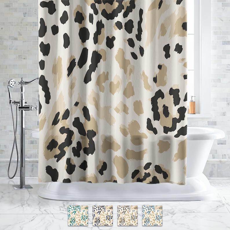 Stylish Leopard Print Shower Curtain Bathroom Decor For Her Trendy Home Accessories Modern Spa Vibes Animal Print Bath W60H190(CM)-1 Pcs
Stylish Leopard Print Shower Curtain Bathroom Decor For Her Trendy Home Accessories Modern Spa Vibes Animal Print Bath W60H190(CM)-1 Pcs