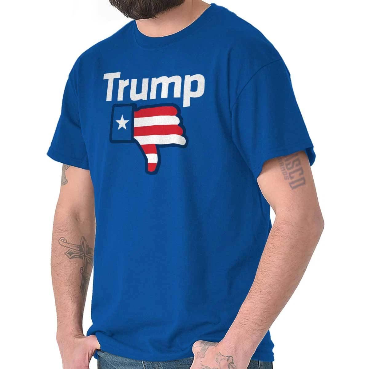 Donald Trump Dislike Thumbs Down USA Flag Womens or Mens Crewneck T Shirt Tee 4XL
Donald Trump Dislike Thumbs Down USA Flag Womens or Mens Crewneck T Shirt Tee 4XL