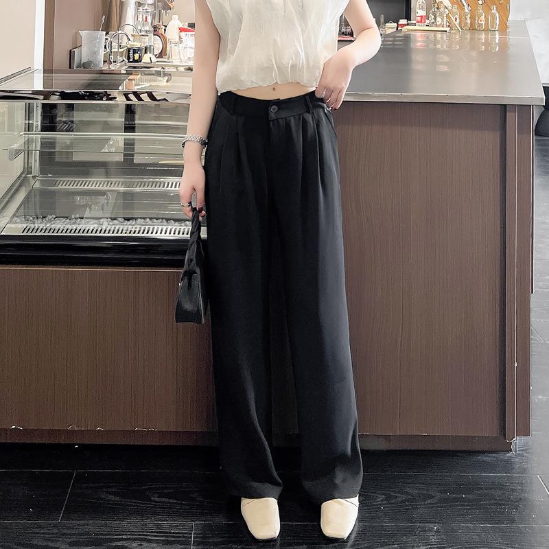 2025 Summer High-Waisted Loose Straight-Leg Drapey Suit Pants with Elastic Back Waistband, Plus Size, High-End Feel. 6XL (200-240 jin) чёрный
2025 Summer High-Waisted Loose Straight-Leg Drapey Suit Pants with Elastic Back Waistband, Plus Size, High-End Feel. 6XL (200-240 jin) чёрный