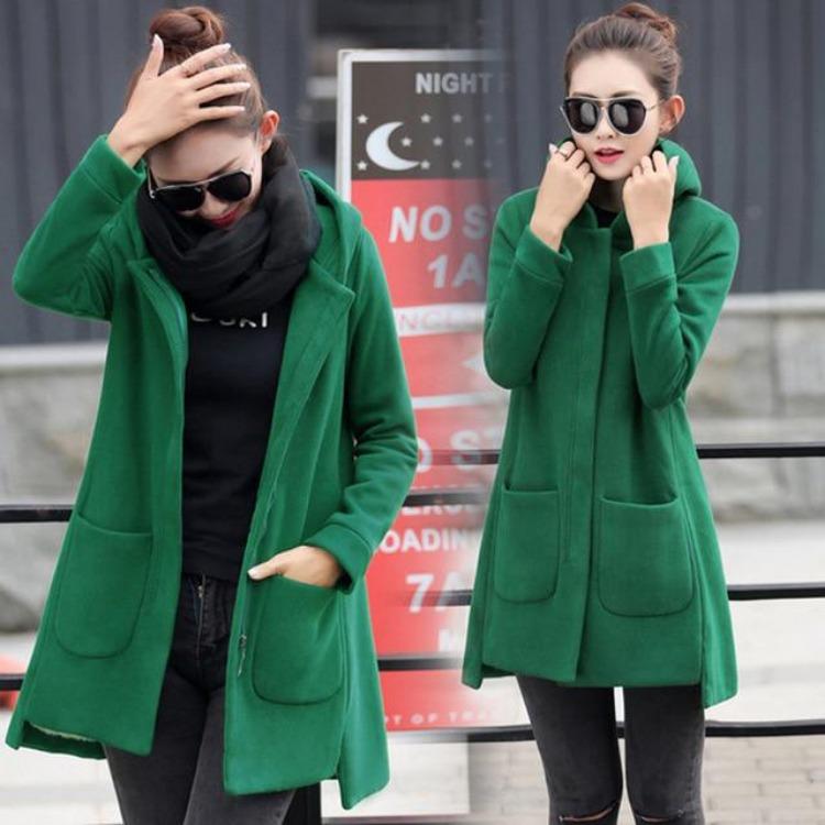 Warm Fleece Cardigan for Women Hooded Zipper Jacket Long Lined Casual Style Autumn Winter XS
Warm Fleece Cardigan for Women Hooded Zipper Jacket Long Lined Casual Style Autumn Winter XS