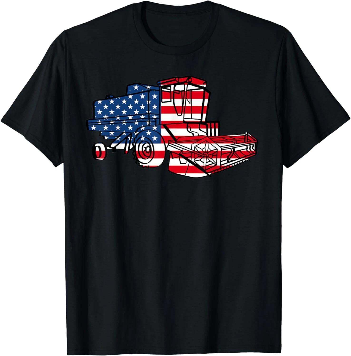 Farm Tractor American Flag Combine Harvester Farming Gift Unisex T-Shirt 3XL
Farm Tractor American Flag Combine Harvester Farming Gift Unisex T-Shirt 3XL
