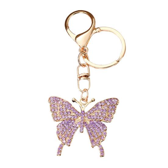 Sparkling Rhinestone Butterfly Keychain Women Girls Car Key Ring Holder Backpack Pendant Purse Bag Charm Decoration Accessories фиолетовый
Sparkling Rhinestone Butterfly Keychain Women Girls Car Key Ring Holder Backpack Pendant Purse Bag Charm Decoration Accessories фиолетовый