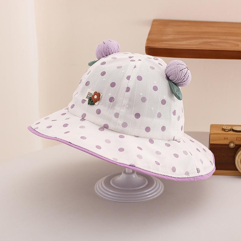 Baby Girls Sun Hat 50cm 1-3 years Spring New Polka Dot Floral Bucket Cap Toddler Outdoor Windproof Kids Summer Beach Bonnet 50Cm фіолетовий
Baby Girls Sun Hat 50cm 1-3 years Spring New Polka Dot Floral Bucket Cap Toddler Outdoor Windproof Kids Summer Beach Bonnet 50Cm фіолетовий
