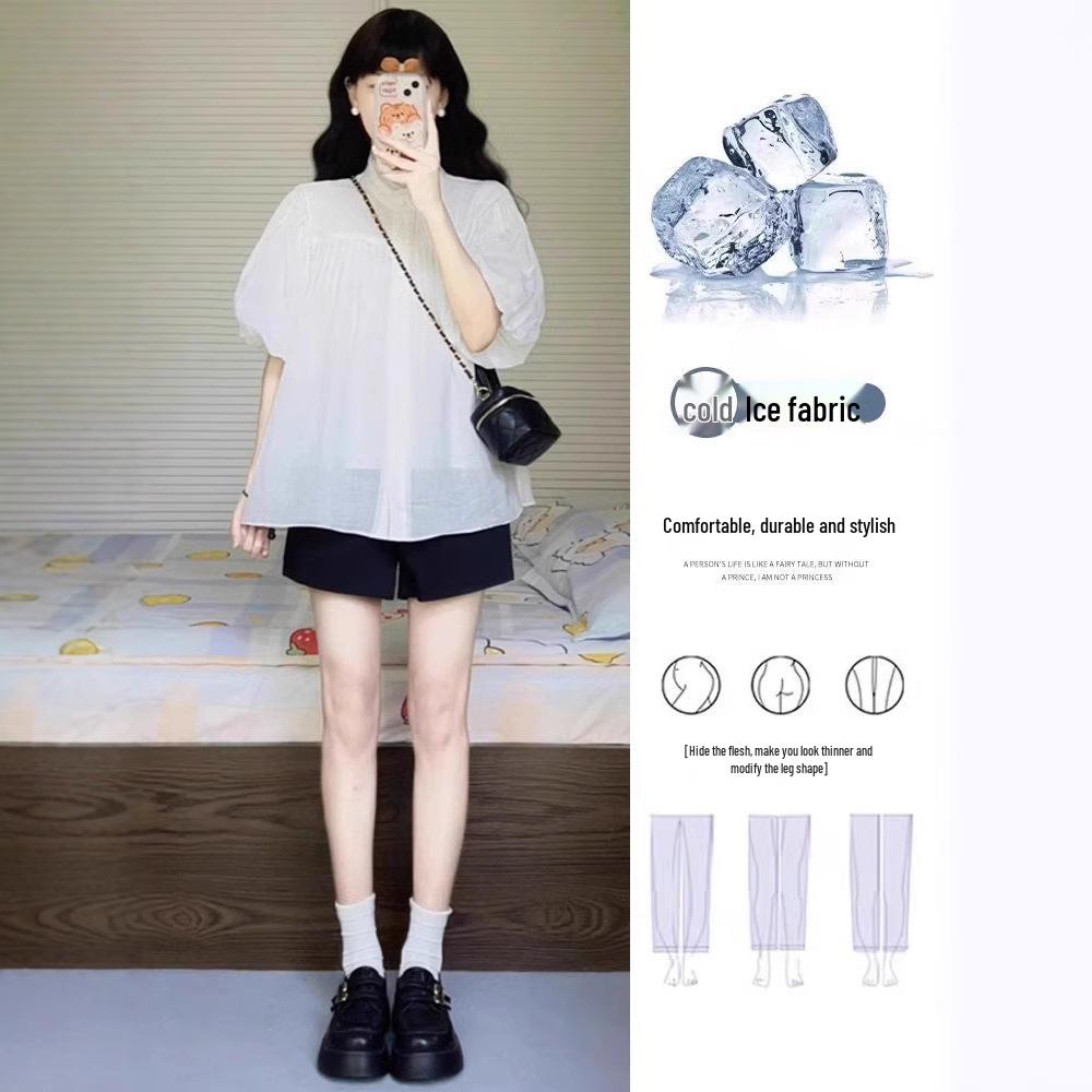 Women s Trendy Black Knee-Length Wide-Leg Shorts - Casual Summer 2025 Style L (106-115 jin recommended) чёрный
Women s Trendy Black Knee-Length Wide-Leg Shorts - Casual Summer 2025 Style L (106-115 jin recommended) чёрный