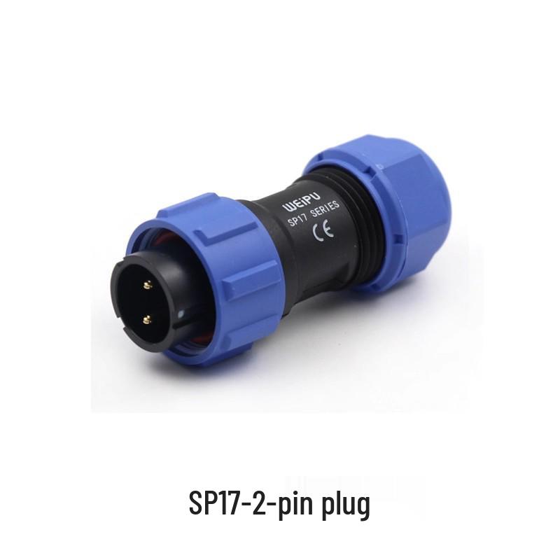 Weipu SP17 Waterproof Aviation Socket - 2 to 10 Pin Options, Rear Nut Design
Weipu SP17 Waterproof Aviation Socket - 2 to 10 Pin Options, Rear Nut Design