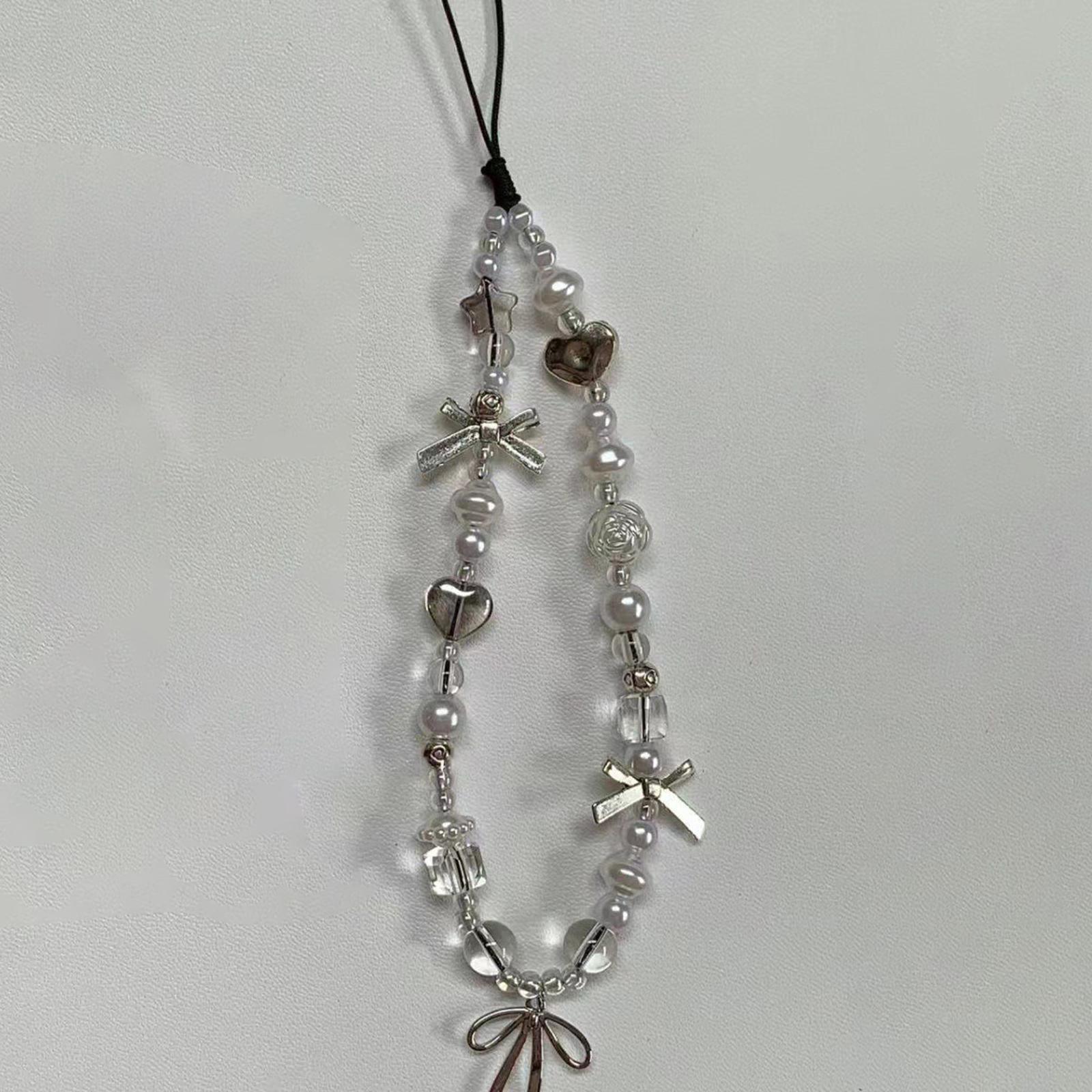Pearl Bracelet Wrist Strap PVC Lanyard 25cm Phone Keychain Decoration Camera Charm Strap
Pearl Bracelet Wrist Strap PVC Lanyard 25cm Phone Keychain Decoration Camera Charm Strap