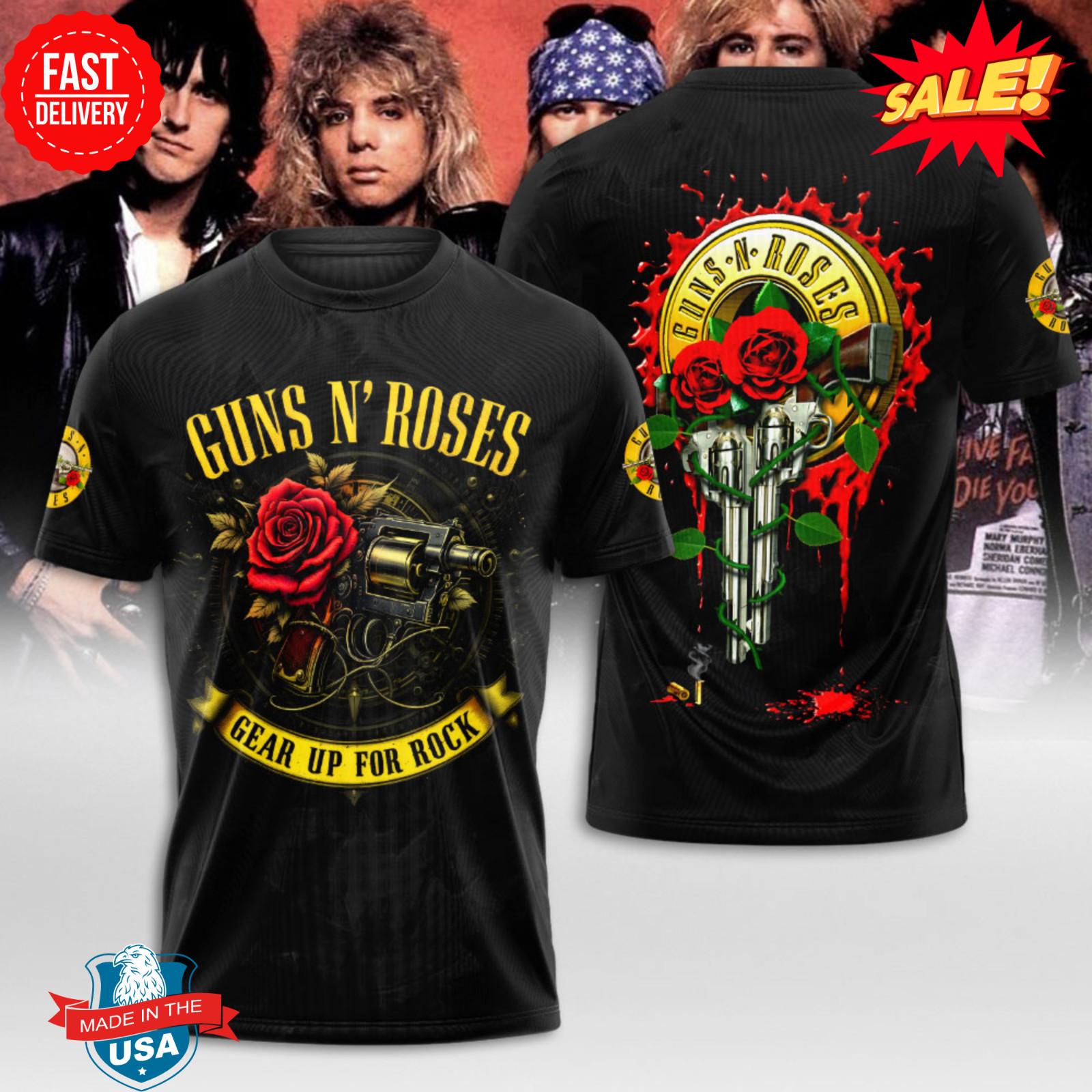 Guns N’ Rose Tour 3D Shirt – Epic Rock Tee for Music Collectors USA S
Guns N’ Rose Tour 3D Shirt – Epic Rock Tee for Music Collectors USA S