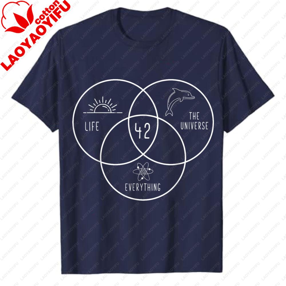 Life Universe Everything 42 Answer To Life TShirt Hitchhikers Guide To The Galaxy Venn Diagram Graphic Tee Sci Fi Casual Top S
Life Universe Everything 42 Answer To Life TShirt Hitchhikers Guide To The Galaxy Venn Diagram Graphic Tee Sci Fi Casual Top S
