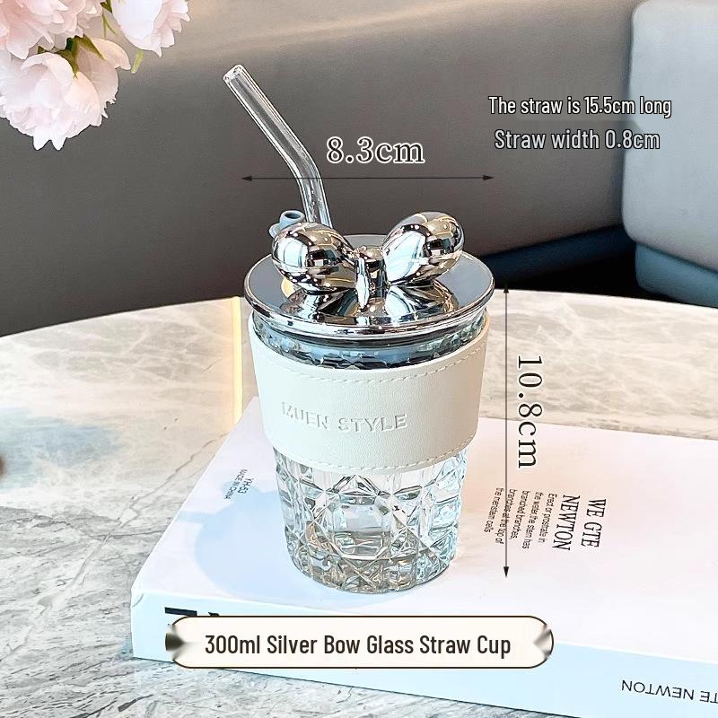 2025 Stylish Glass Straw Cup: Elegant Office & Coffee Cup for Couples 300ml
2025 Stylish Glass Straw Cup: Elegant Office & Coffee Cup for Couples 300ml