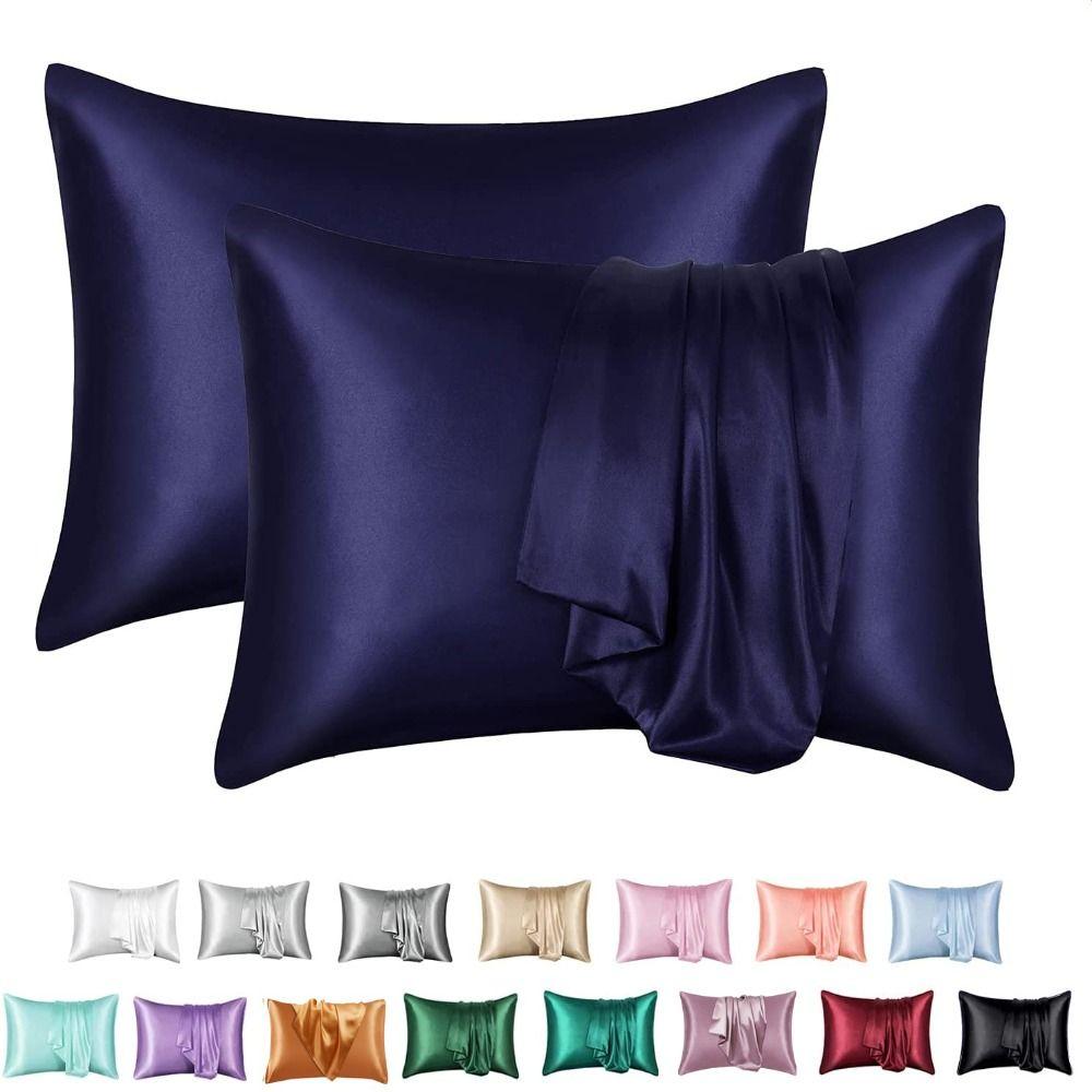 2pcs Breathable Silk Satin Pillowcase 20 x 36 Pillow Cases Soft Silky Pillow Cover Hair Skin Standard 20 x 26 in темно-рожевого кольору
2pcs Breathable Silk Satin Pillowcase 20 x 36 Pillow Cases Soft Silky Pillow Cover Hair Skin Standard 20 x 26 in темно-рожевого кольору