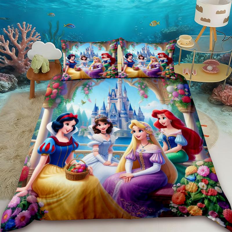 Princess Series Duvet Cover Set Fairy Tales Bedding Set for Home 3-Piece Set 1 Quilt Cover Anime Cute Printed Cartoon 135x200cm
Princess Series Duvet Cover Set Fairy Tales Bedding Set for Home 3-Piece Set 1 Quilt Cover Anime Cute Printed Cartoon 135x200cm