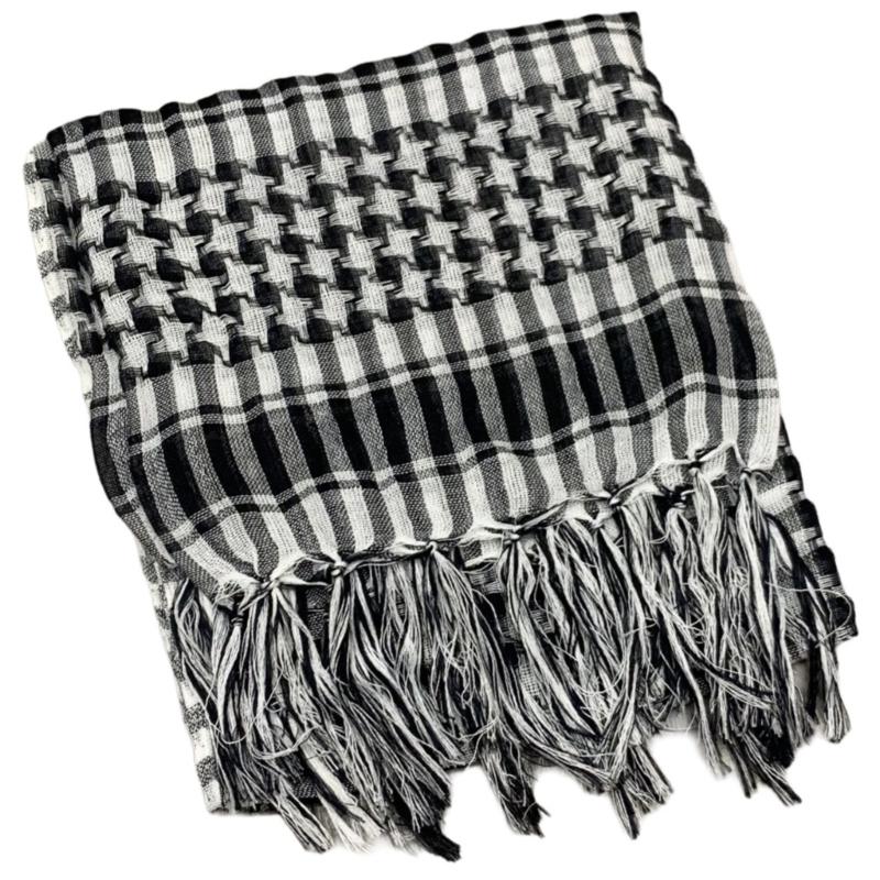 Arabian Shemagh Headwrap Arab Scarf Desert Headscarf Dustproof Scarf Shawl Wrap Arabian Headscarf Desert Head Covering чёрный/белый
Arabian Shemagh Headwrap Arab Scarf Desert Headscarf Dustproof Scarf Shawl Wrap Arabian Headscarf Desert Head Covering чёрный/белый