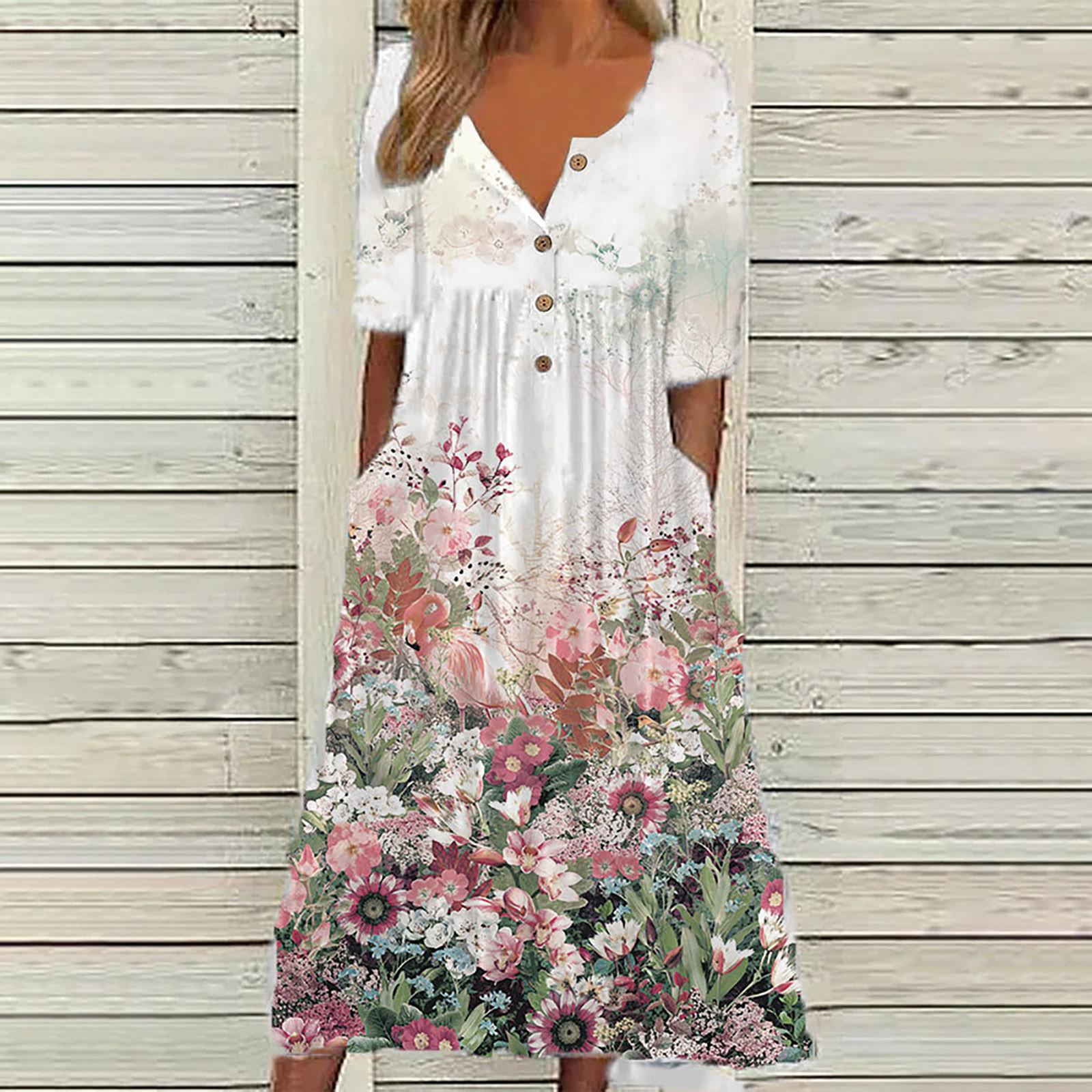 Женское повседневное свободное платье с круглым вырезом и короткими рукавами и пуговицами, лето 2022 г. XXXL розовый
Женское повседневное свободное платье с круглым вырезом и короткими рукавами и пуговицами, лето 2022 г. XXXL розовый