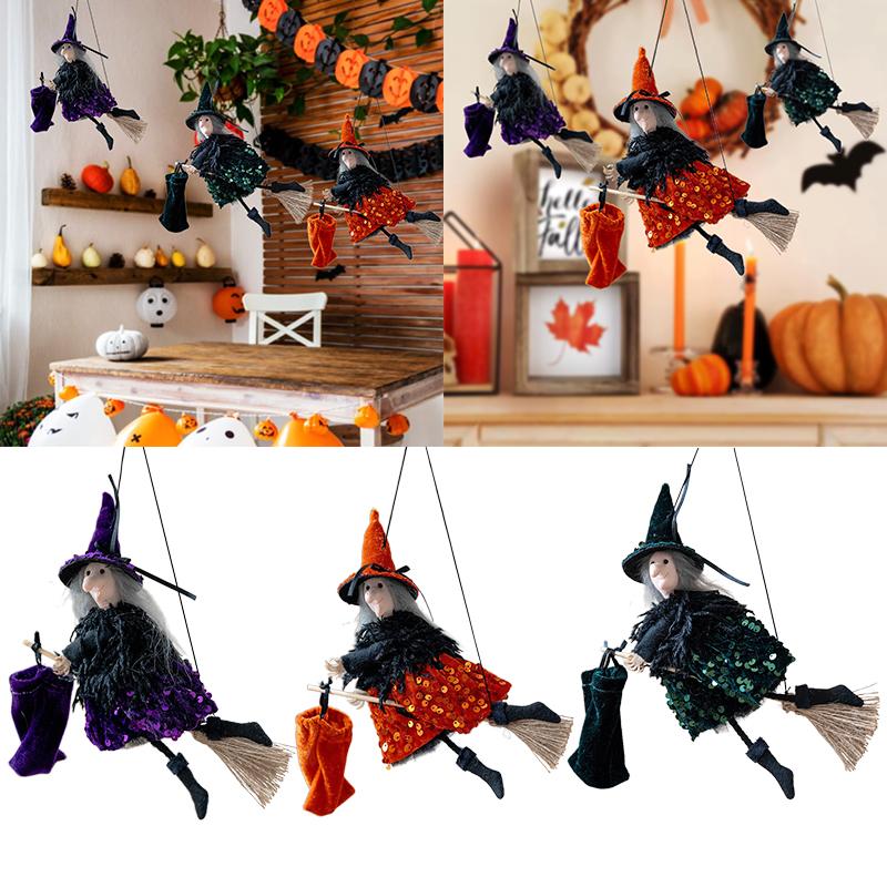 Halloween Sequin Handmade Hanging Home Garden Polyester Party Decoration Artificial Witch Unique Pendants Background Wall 3 Styles
Halloween Sequin Handmade Hanging Home Garden Polyester Party Decoration Artificial Witch Unique Pendants Background Wall 3 Styles