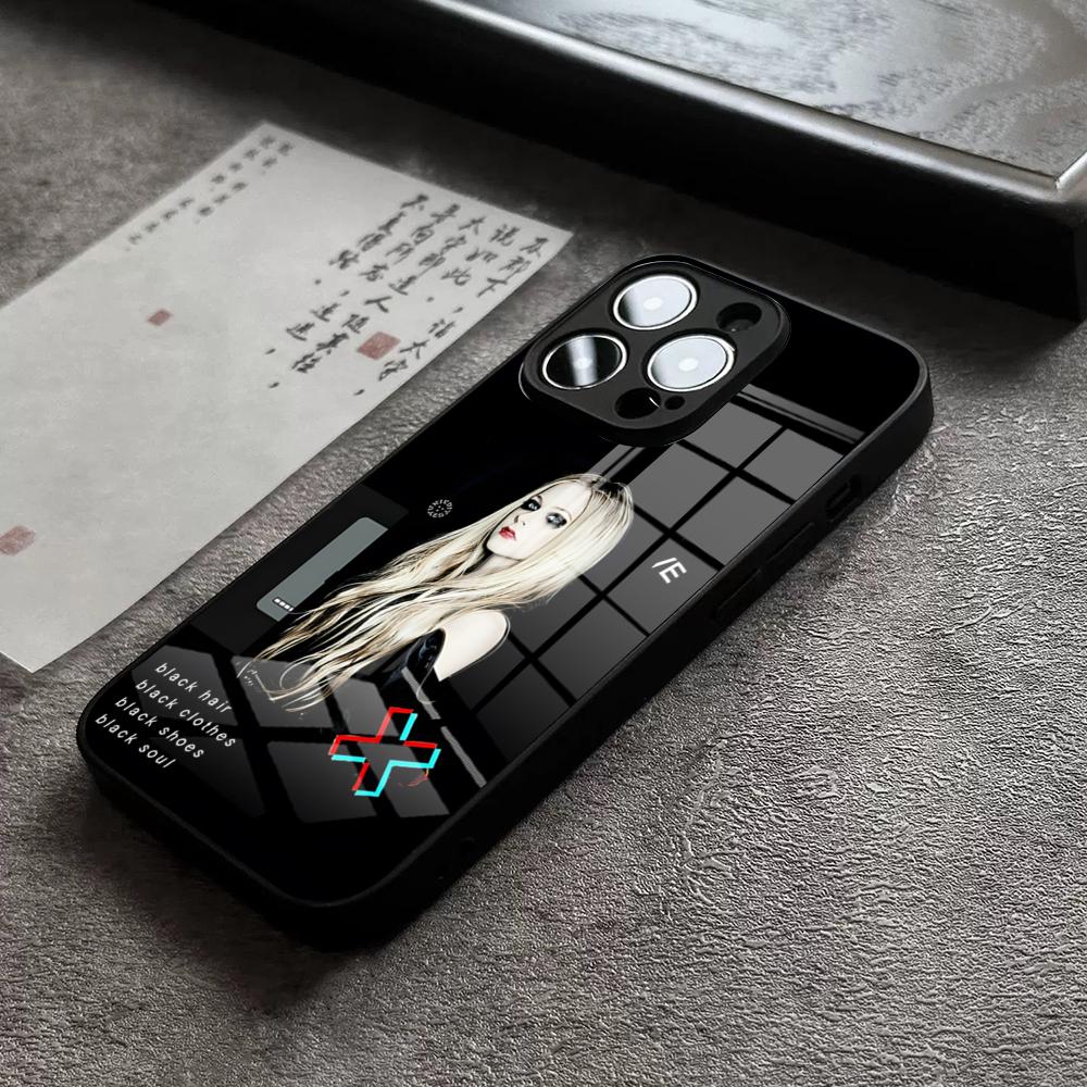 Singer Avril Lavigne Phone Case for iPhone 15 14 Pro 12 11 13 Mini X XR XS Max 8 7 6 Plus SE Glass Design Back Cover iPhoneX
Singer Avril Lavigne Phone Case for iPhone 15 14 Pro 12 11 13 Mini X XR XS Max 8 7 6 Plus SE Glass Design Back Cover iPhoneX
