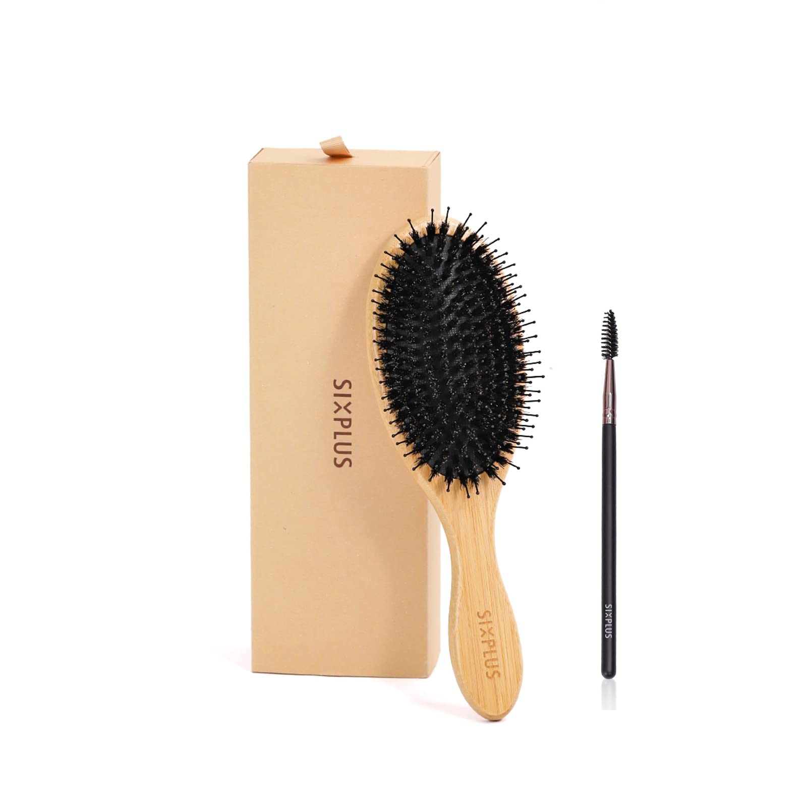 SIXPLUS Pig Hair Brush Massage Brush Scalp Brush Scalp Massage Hair Care Shiny
SIXPLUS Pig Hair Brush Massage Brush Scalp Brush Scalp Massage Hair Care Shiny