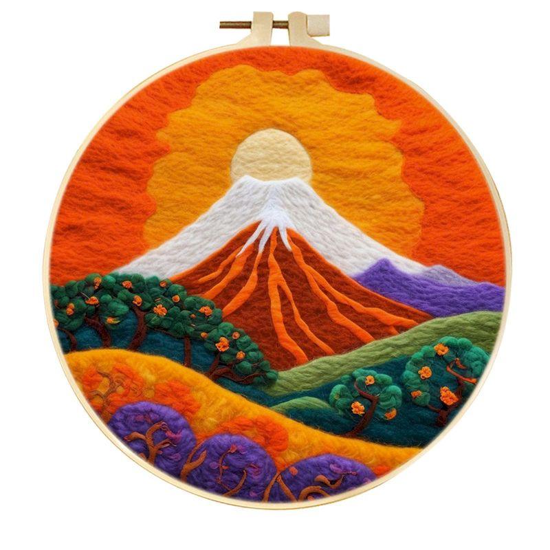 CHENISTORY DIY Wool Needle Felting Kit Creative Felt Landscape Picture Creative Felting Painting Handmade For Beginners Set 20x20cm
CHENISTORY DIY Wool Needle Felting Kit Creative Felt Landscape Picture Creative Felting Painting Handmade For Beginners Set 20x20cm