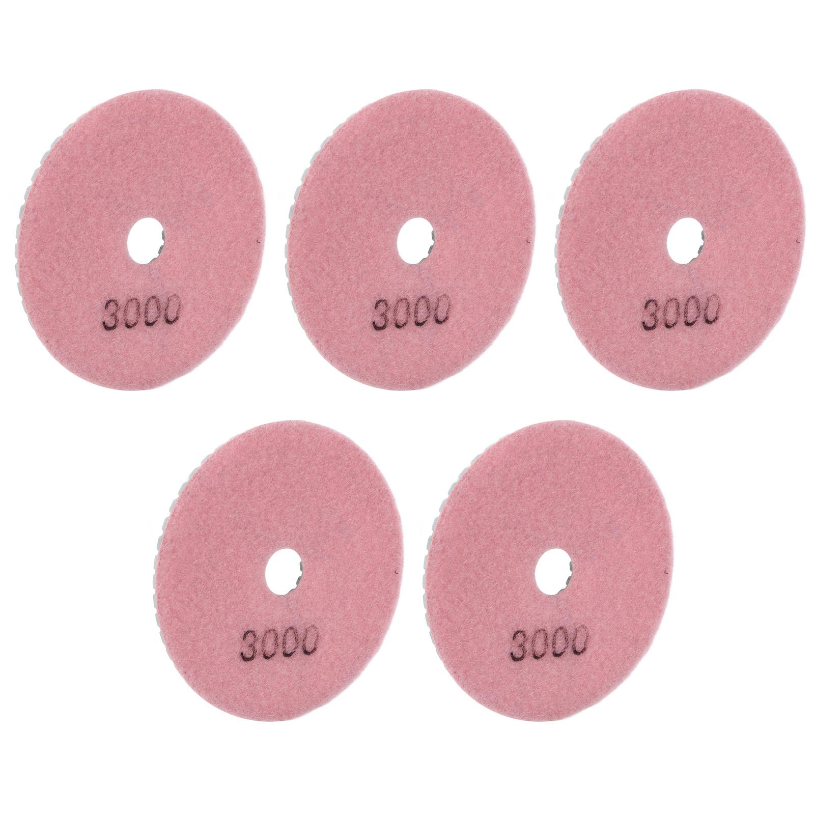 5Pcs 4in Diamond Wet Polishing Pads Soft Grinding Disc Kit for Marble Granite Ceramics3000 Grits
5Pcs 4in Diamond Wet Polishing Pads Soft Grinding Disc Kit for Marble Granite Ceramics3000 Grits