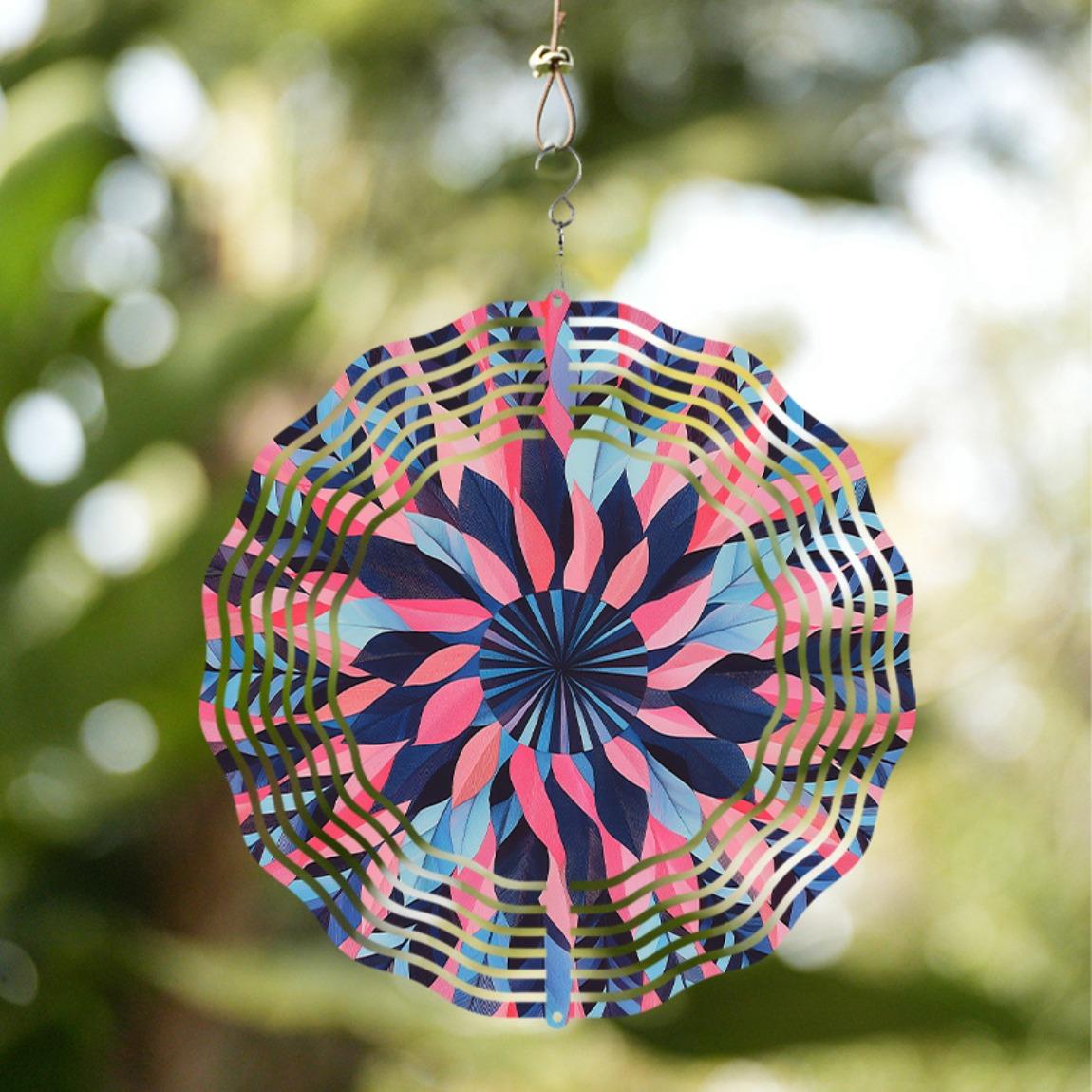 Metal Red Leaf Mandala Wind Chime Outdoor Garden Decor Handcrafted Wind Spinner Sculptural Yard Art for Indoor and Outdoor Use 01A
Metal Red Leaf Mandala Wind Chime Outdoor Garden Decor Handcrafted Wind Spinner Sculptural Yard Art for Indoor and Outdoor Use 01A