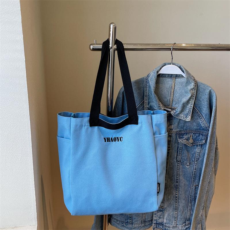 Couple Simple Commute Class Canvas Bag Female College Student Casual Versatile Tote Bag Korean Large-Capacity Shopping Bag синий
Couple Simple Commute Class Canvas Bag Female College Student Casual Versatile Tote Bag Korean Large-Capacity Shopping Bag синий